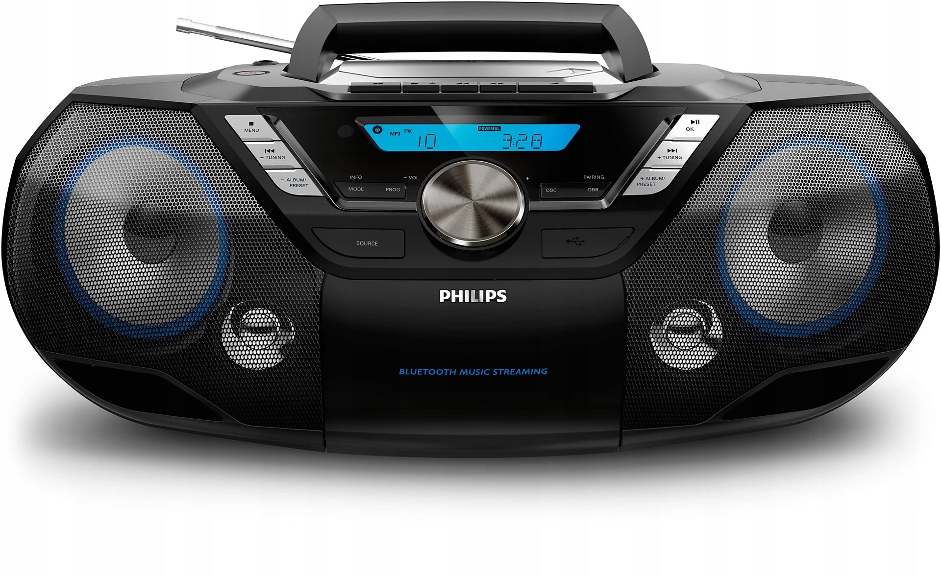 Bumbox radio CD player Cassette player Philips AZB798T
