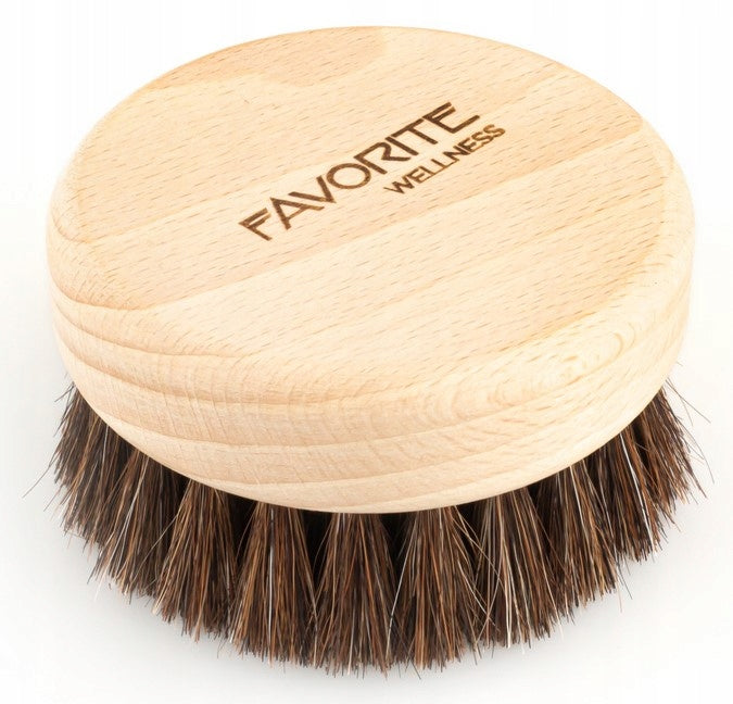 Bust Neck Brush 100% Horsehair Beech