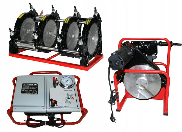 Butt hydraulic welding machine for PP PE HDPE pipes professional 90-315mm