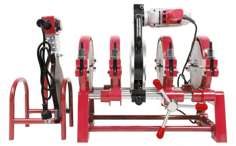 Butt welding machine PP PE PVDF HDPE pipes up to 50-200mm professional!