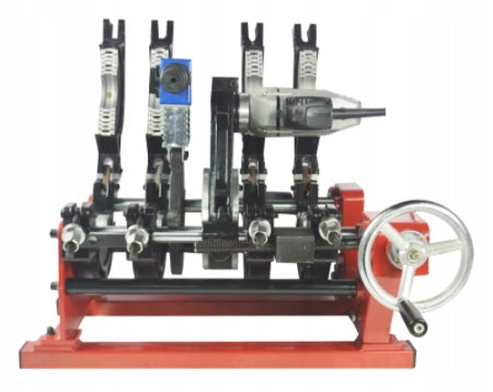 Butt welding machine with pressure gauge for pipes 50-160mm