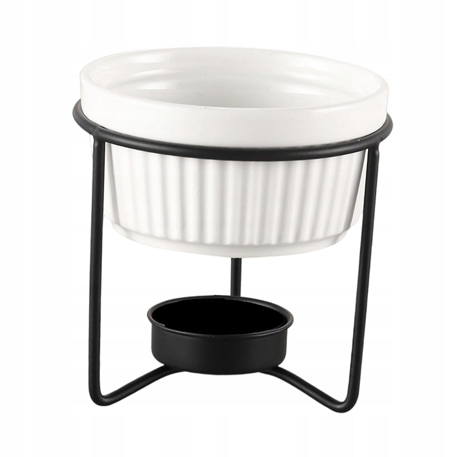 Butter Heater,Halloween Candy Bar Making,Ceramic Bowl,Fondue Capacity 1.1 l