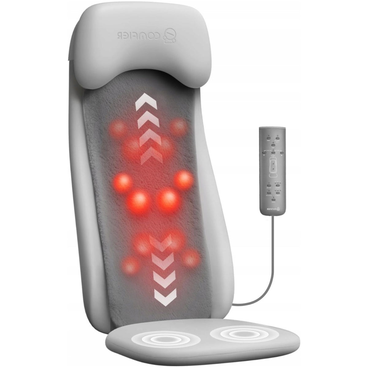 Buttock Back Massager with Vibration Heating Massaging Device Comfier