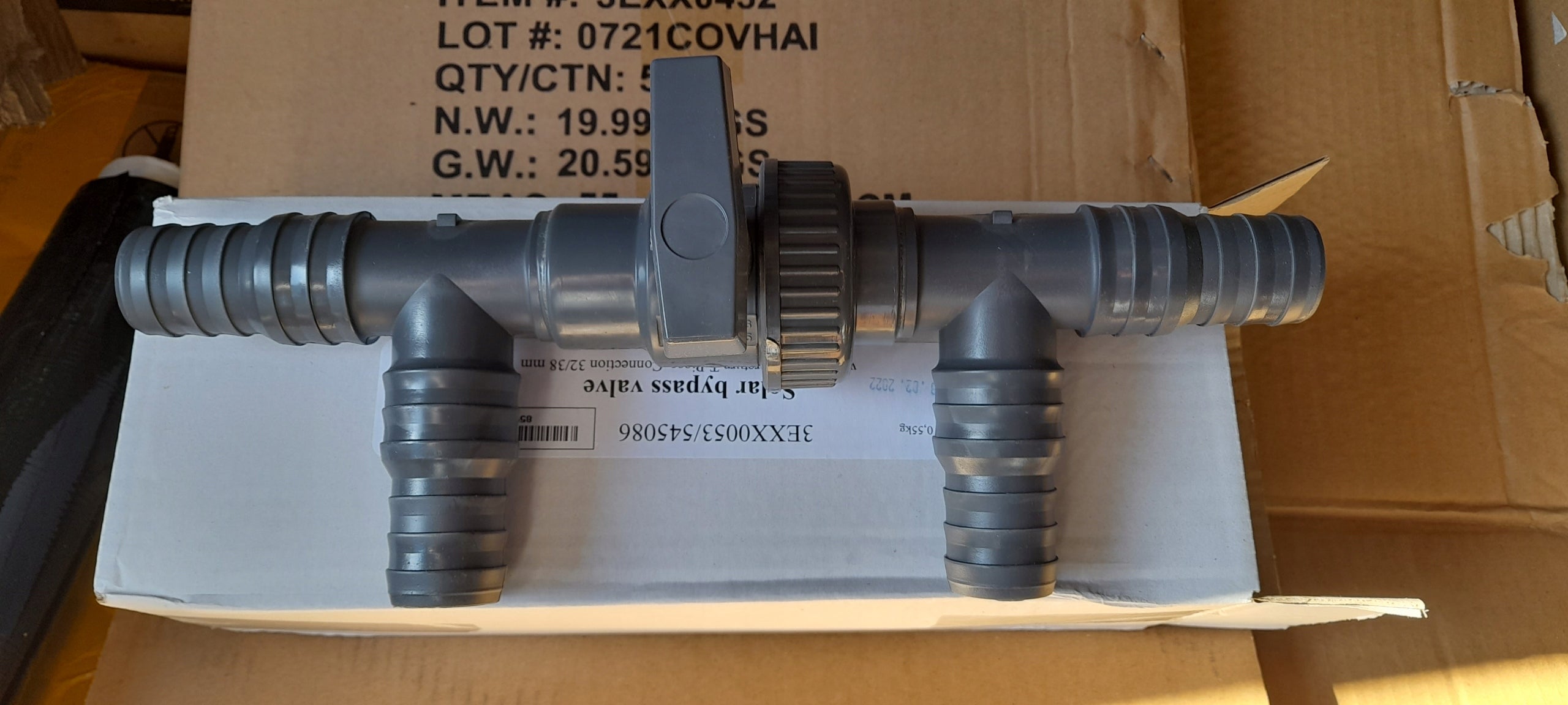 Bypass for POOL and other accessories -- connection-- 32/38mm Manufacturer code 9