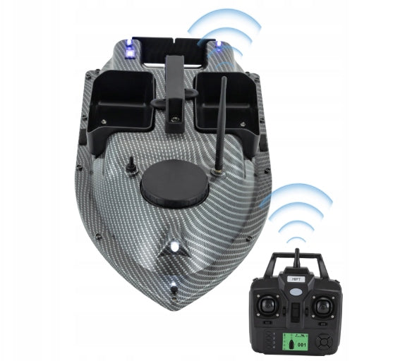 C118GPS Bait Boat with GPS, 500M Range, 5200mAh Battery & Auto-Return. Packaging status original