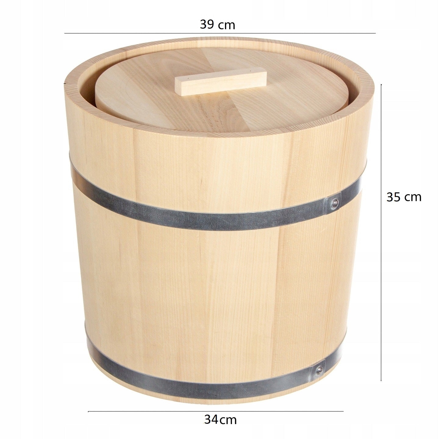 CABBAGE PICKLING BARREL WOODEN 25 L LARGE SOLID Manufacturer code BECZKA KAPUSTA 25L