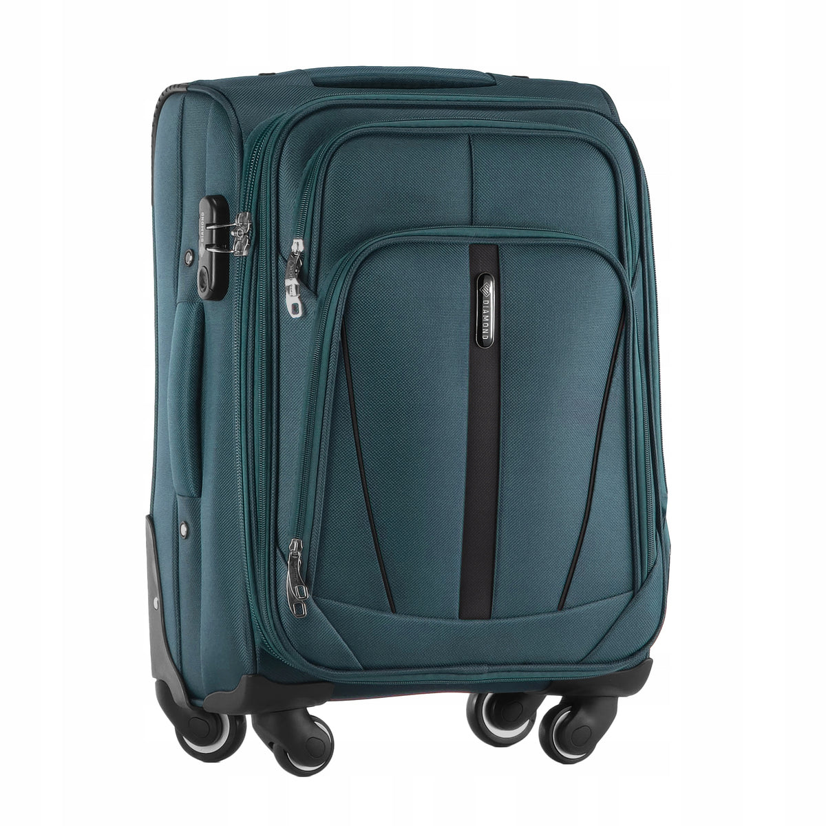 CABIN CASE ON WHEELS TRAVEL LUGGAGE DIAMOND GREEN Soft S 20" C330 Manufacturer code C330_S