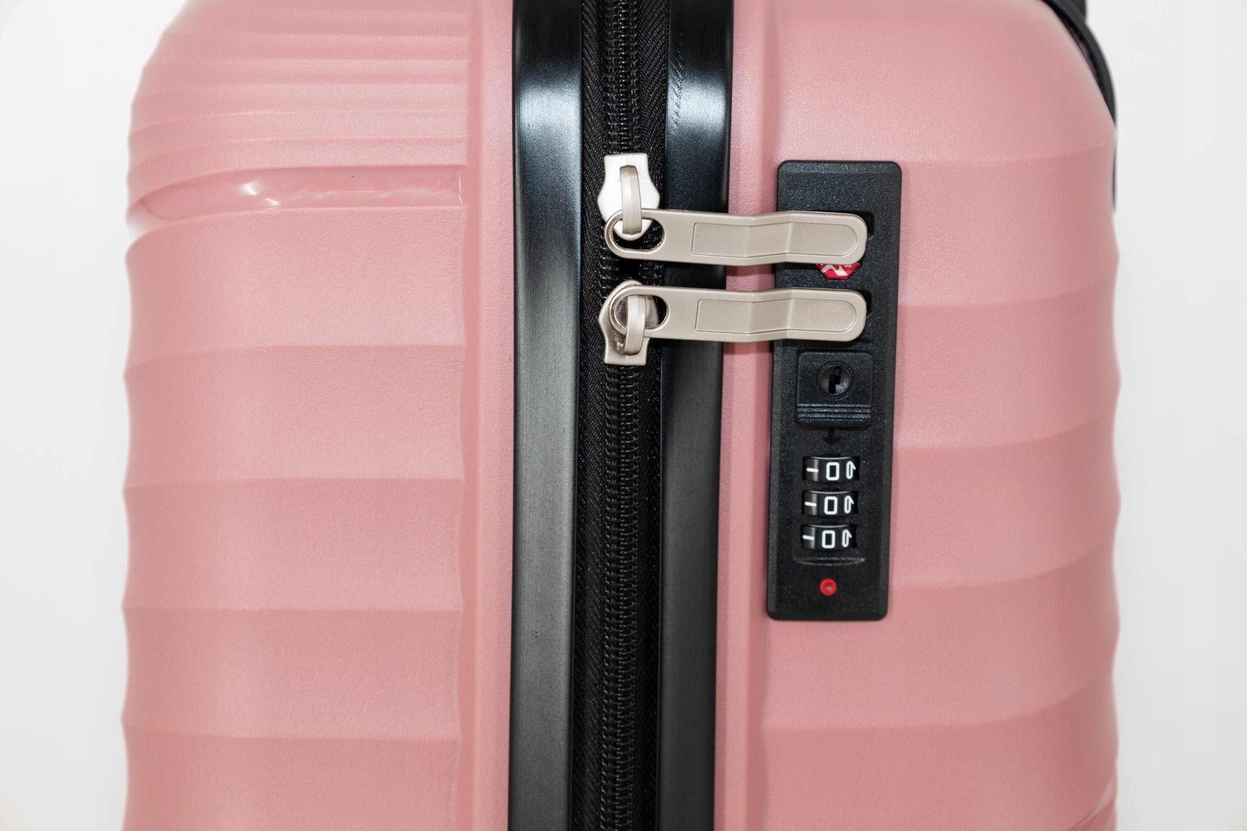 CABIN SUITCASE SMALL TRAVEL POLYPROPYLENE TSA 4 WHEELS LANZARO ROSE GOLD Depth (shorter edge) 22 cm