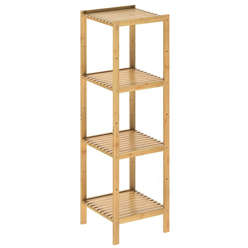 CABINET BATHROOM HALLWAY BAMBOO 4 SHELVES