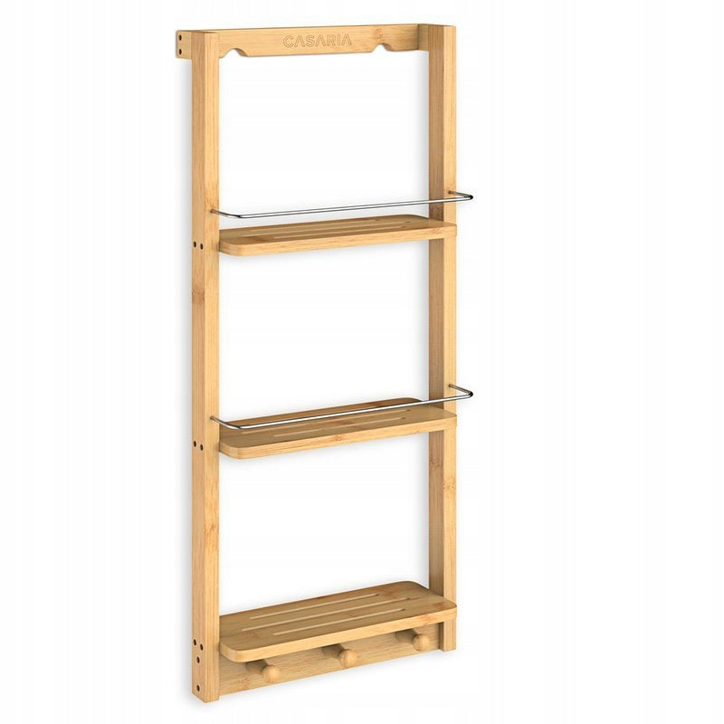 CABINET BATHROOM SHOWER BAMBOO 3 SHELVES