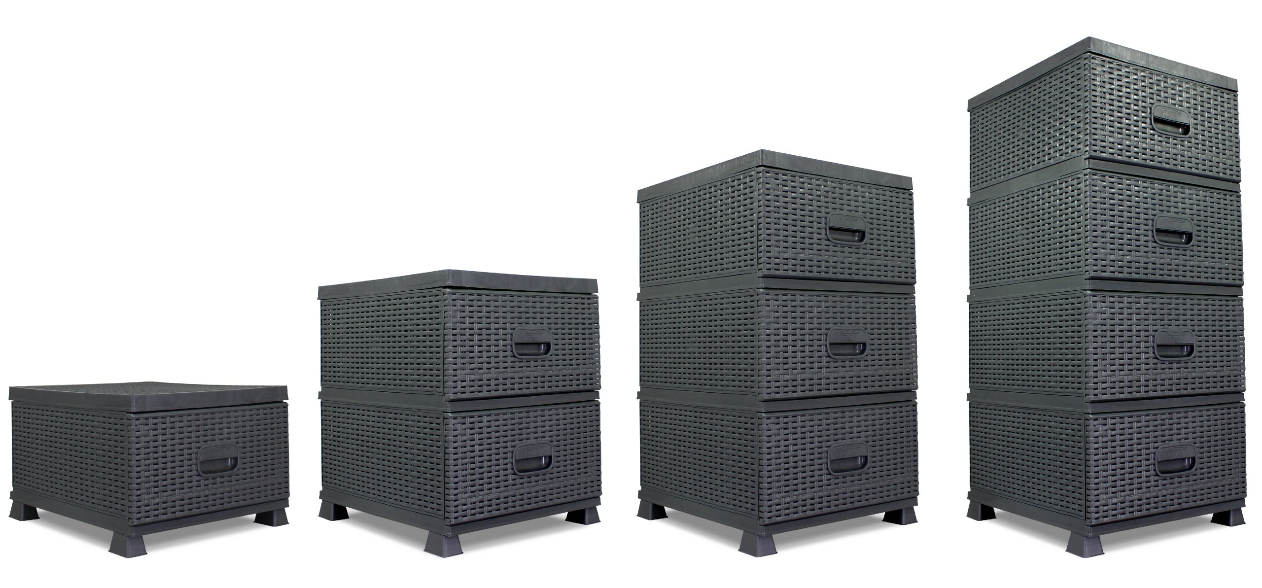CABINET CHEST OF DRAWERS BOOKCASE 4 DRAWERS FOR BATHROOM RATTAN Manufacturer code KOMODA BRĄZOWA
