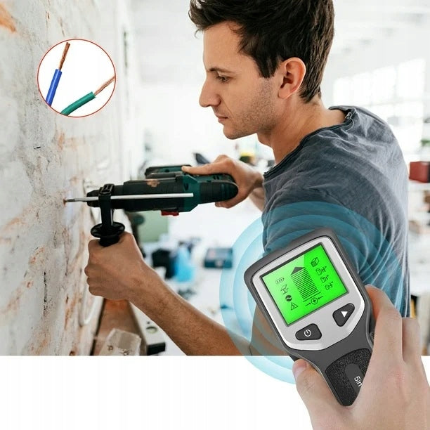 CABLE WIRE DETECTOR METAL PIPE DETECTOR IN METAL WOOD WALL Power supply batteries