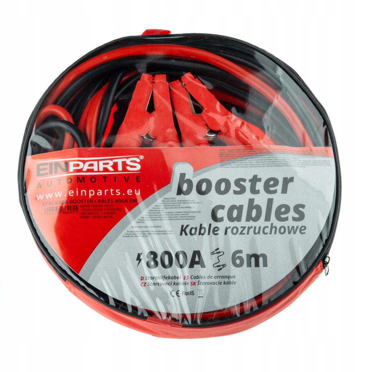 CABLES JUMPER CABLES 800A 6M 30mm2 EINPARTS Manufacturer EinParts Automotive