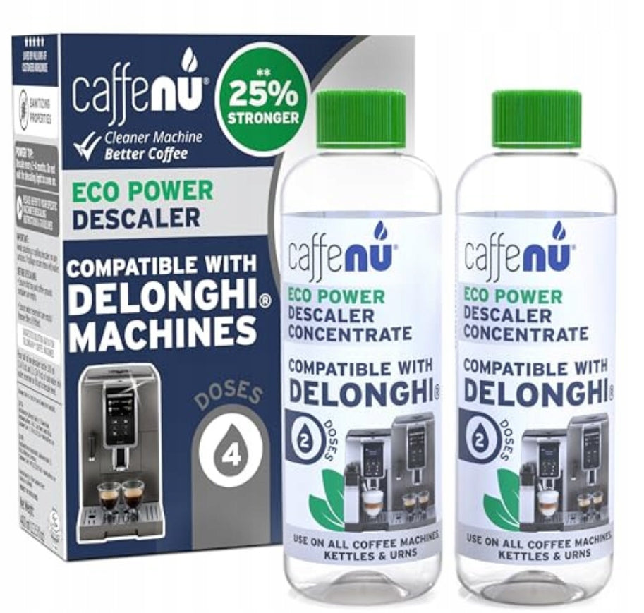 CAFFENU STRONG DESCALER FOR DELONGHI COFFEE MACHINE 2X200 ML 400 ML