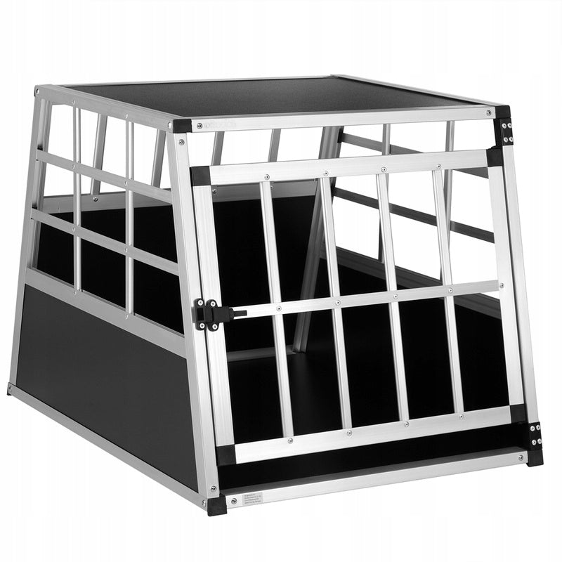 CAGE TRANSPORTER FOR DOG ALUMINUM 70x54x51cm