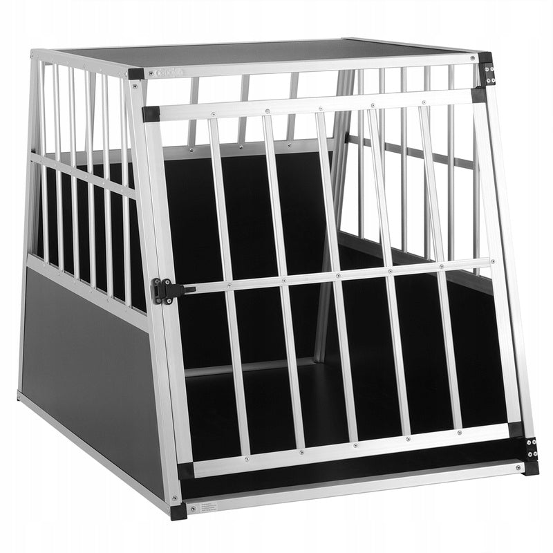 CAGE TRANSPORTER FOR DOG ALUMINUM 90x66x72cm