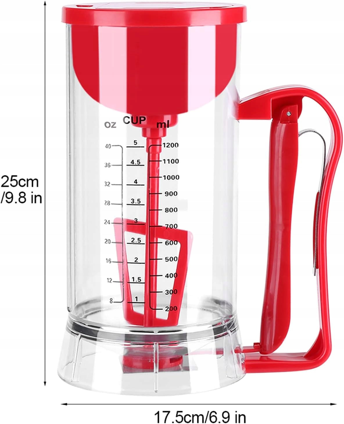 CAKE DISPENSER 1200ML ELECTRIC CORDLESS AUTOMATIC MIXER EAN (GTIN) 5902912695778