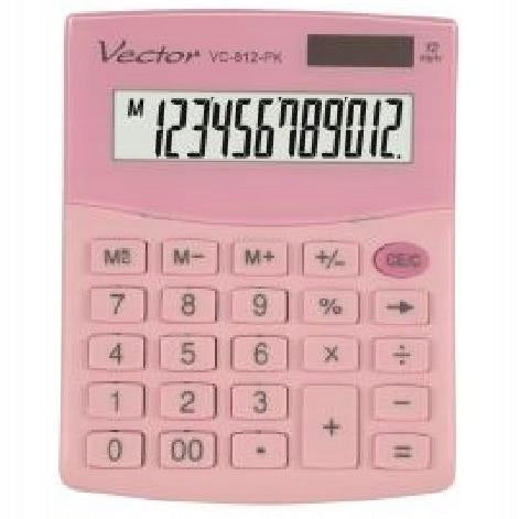 CALCULATOR VECTOR VC-812-PK 5904329965703