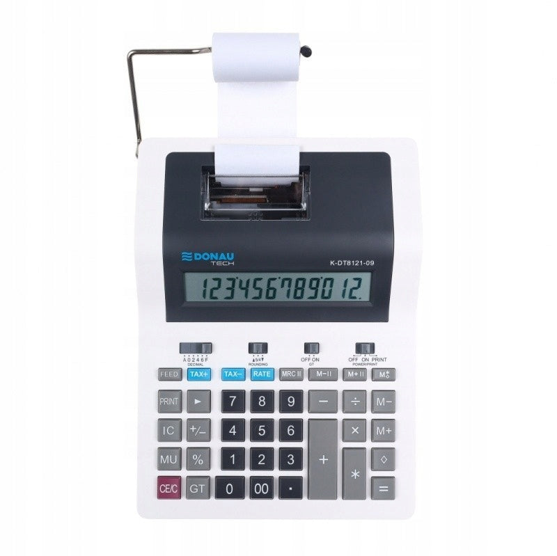 CALCULATOR WITH PRINTING FUNCTION, Donau Tech K-DT8121-09, 12 digital