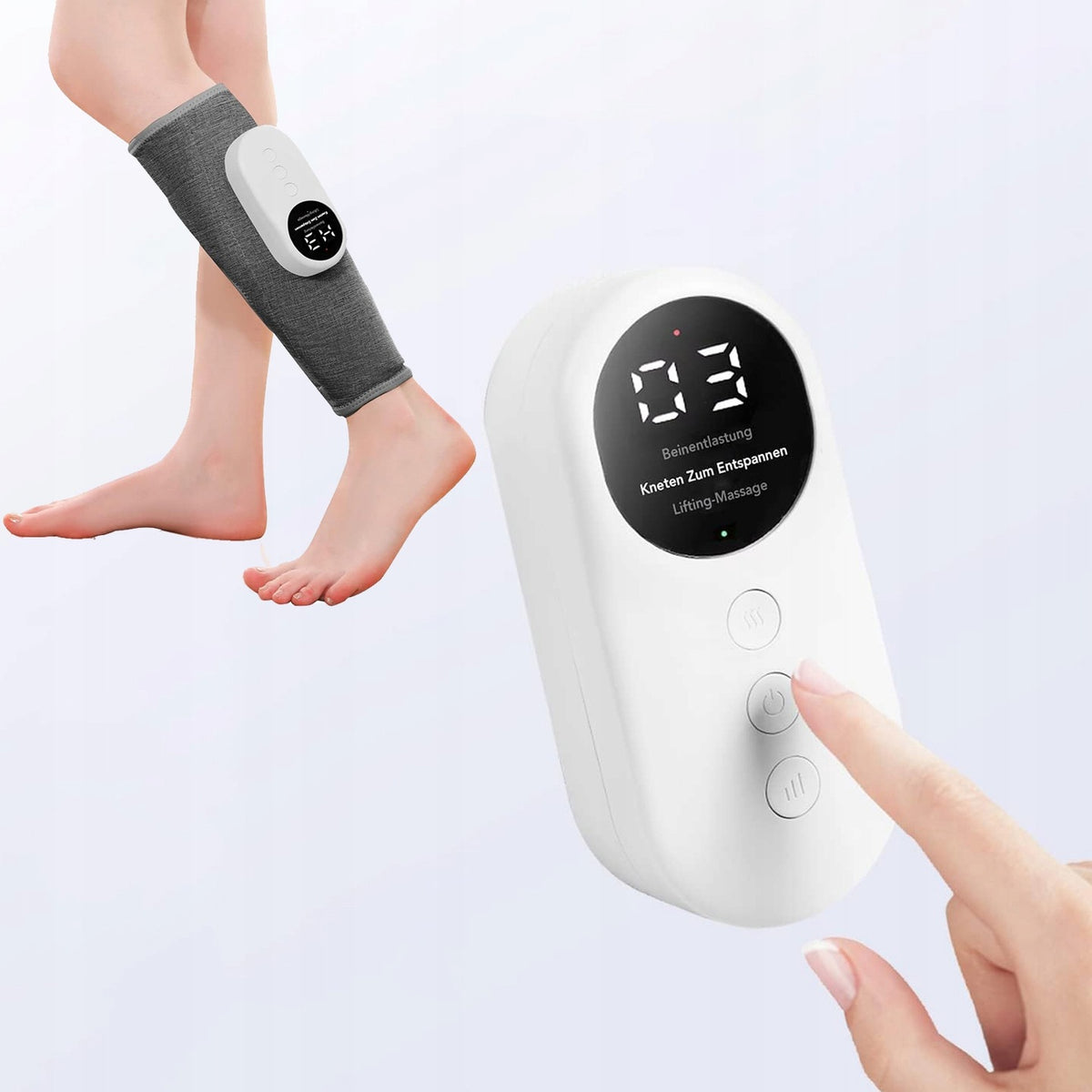 CALF LEG PRESSURE MASSAGER FOR PAIN RELIEF LYMPHATIC DRAINAGE STRONG Manufacturer code Leg Massager