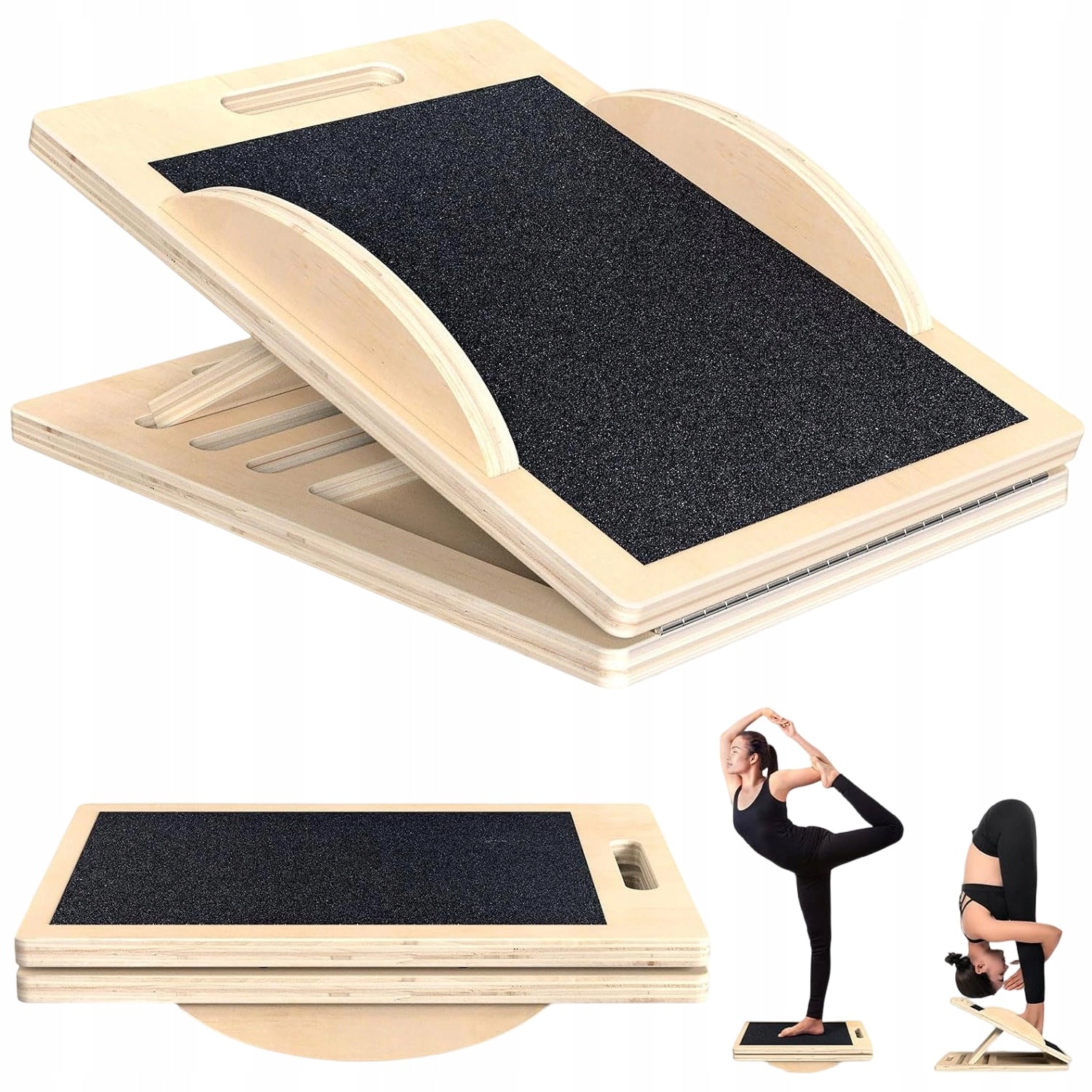 CALF STRETCHING PLATFORM SLANT BOARD ADJUSTABLE TRAINING PLAN