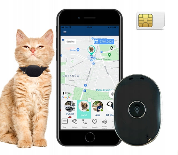 CALMEAN PetTracker Mini + S/M GPS collar for Cat