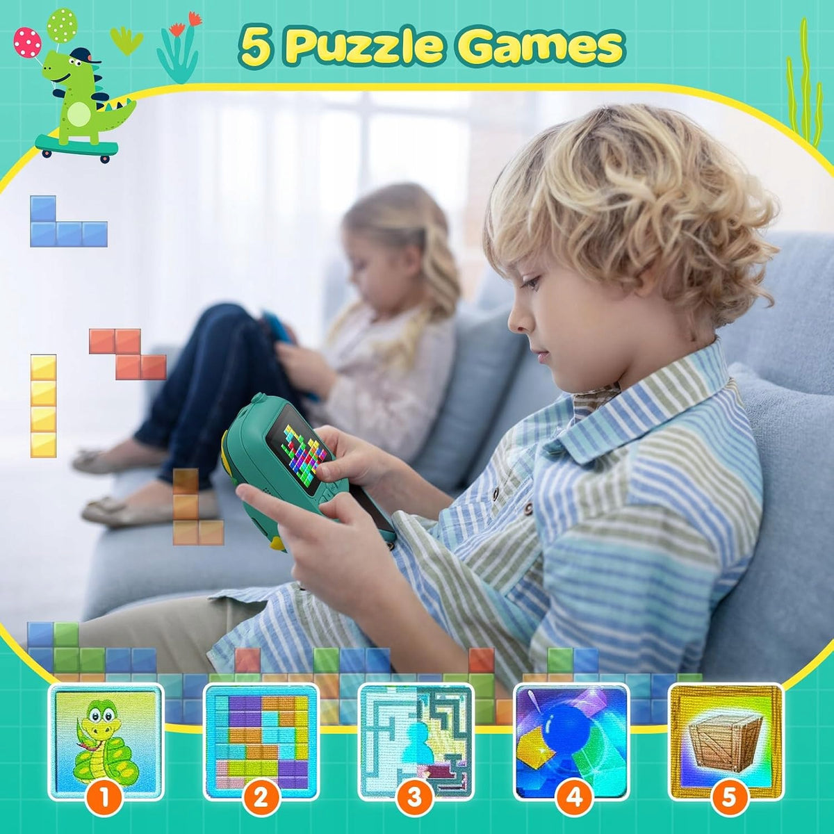 CAMCLID Instant Camera for Children Thermal 2,4" Green Brand no brand