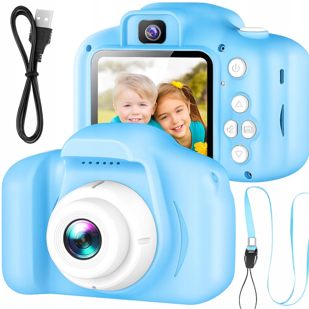 CAMERA DIGITAL CAMERA FOR KIDS FULL HD 1080p 1440p 3 MPX GAMES LANYARD SET