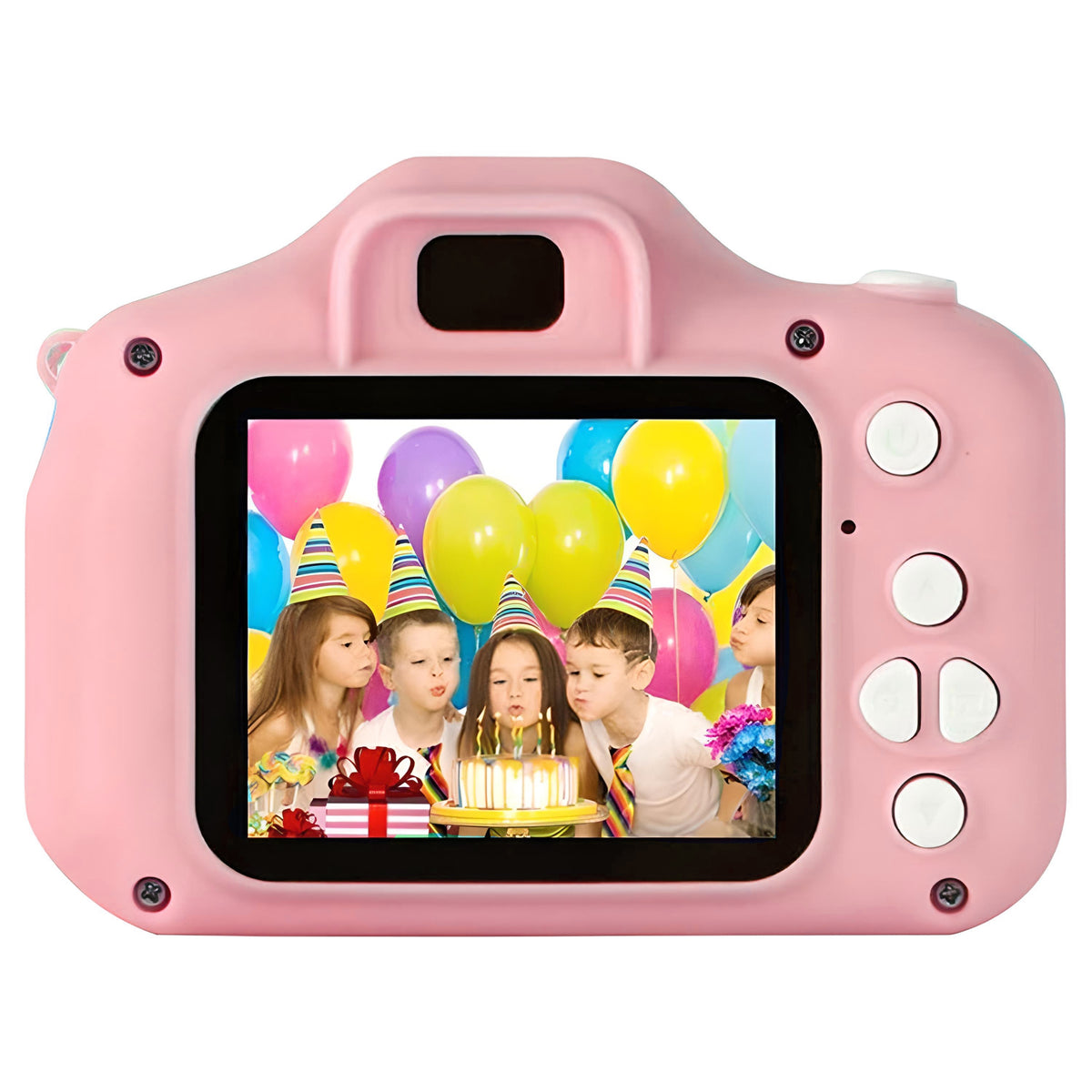 CAMERA DIGITAL CAMERA PINK FOR KIDS FULL HD 1080p 1440p 3 MPX GAMES LANYARD Manufacturer code E225