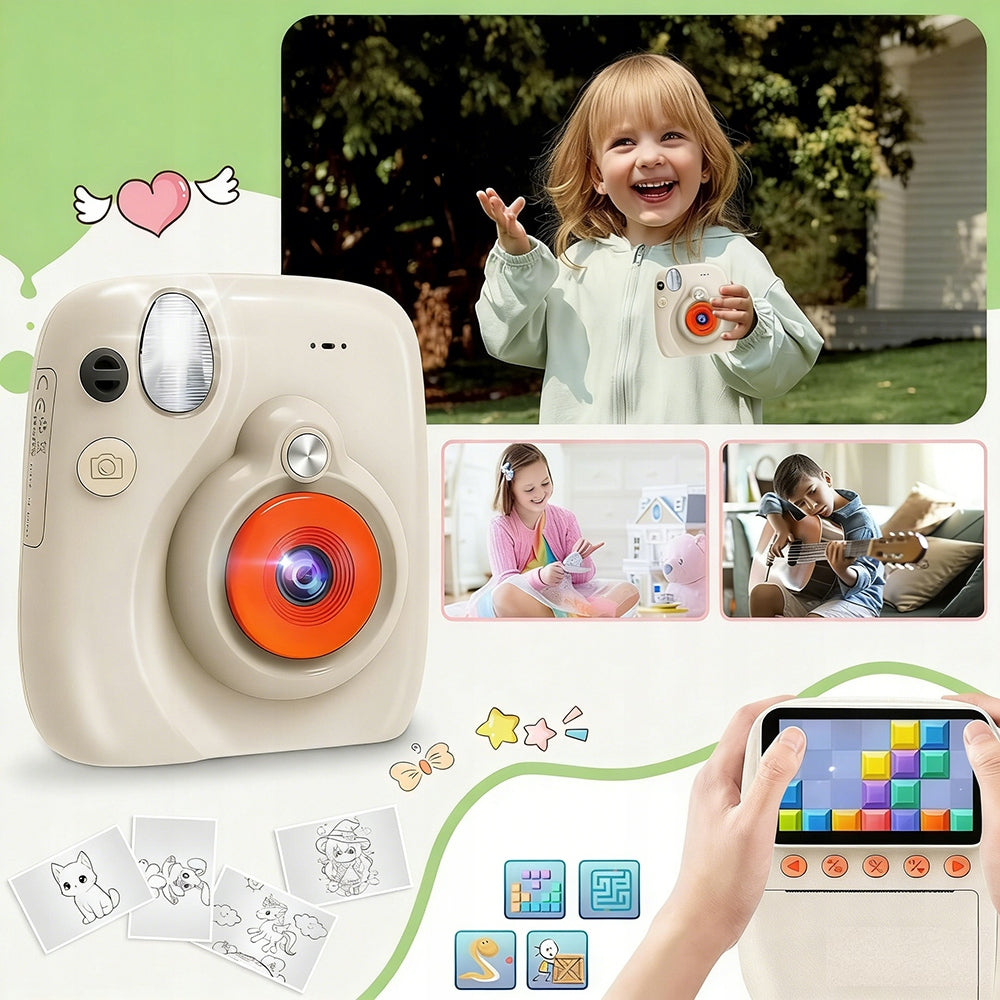 CAMERA FOR CHILDREN INSTANT PRINTING 16X ZOOM 32GB LCD CARD Brand no brand