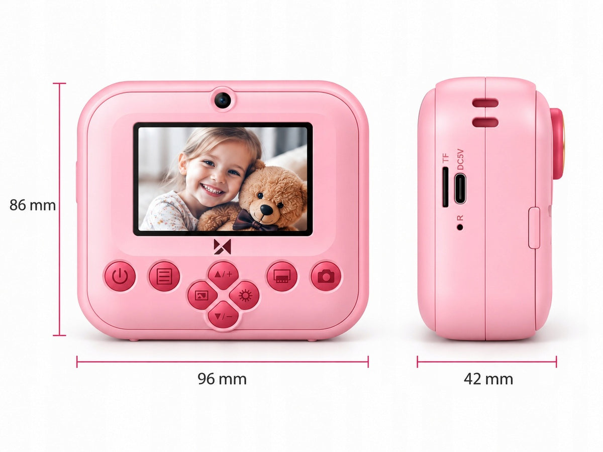 CAMERA FOR CHILDREN PRINTER THERMAL PRINTER PHOTOS VIDEOS GAMES ROLLS FREEBIE Packaging status original