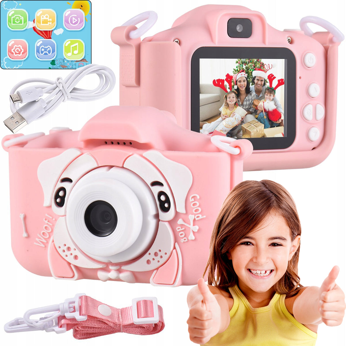 CAMERA FOR CHILDREN WITH GAMES TOY GIFT