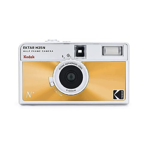 CAMERA KODAK EKTAR H35N HALF FRAME ORANGE FILM 24 PHOTOS Model NBJD5908336565154