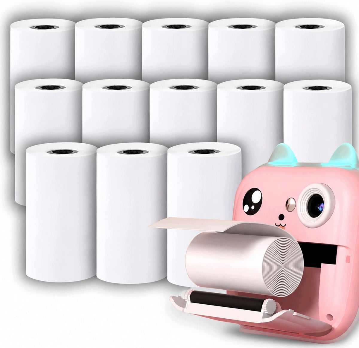 CAMERA PRINTER PRINTŚ PRO THERMAL INSTANT FOR CHILDREN 13 ROLLS Packaging status original
