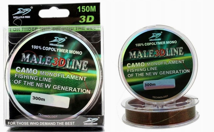 CAMO 3D LINE INVISIBLE SINKING MASKING CAMO 0,25mm 11,1kg 300m