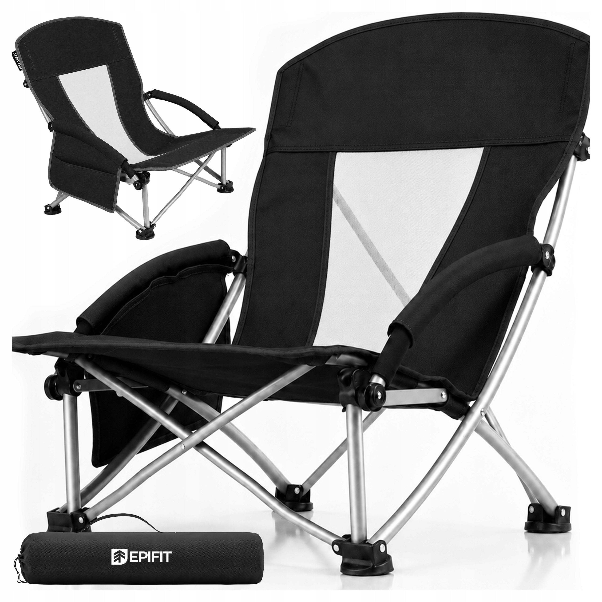 CAMPING FOLDING BEACH CHAIR LIGHT COMFORTABLE 120 KG