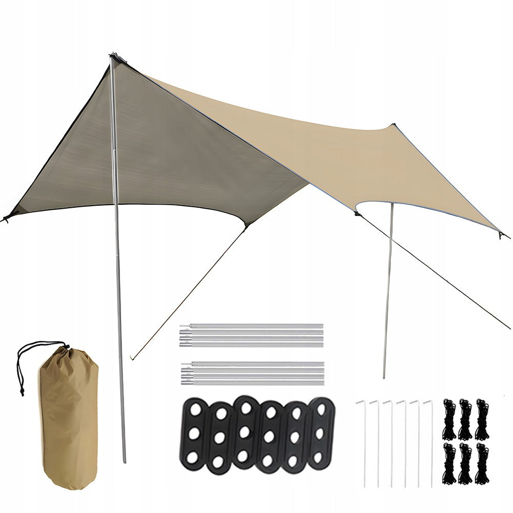CAMPING SHEET TARP HEXAGONAL BEACH SUN VISOR