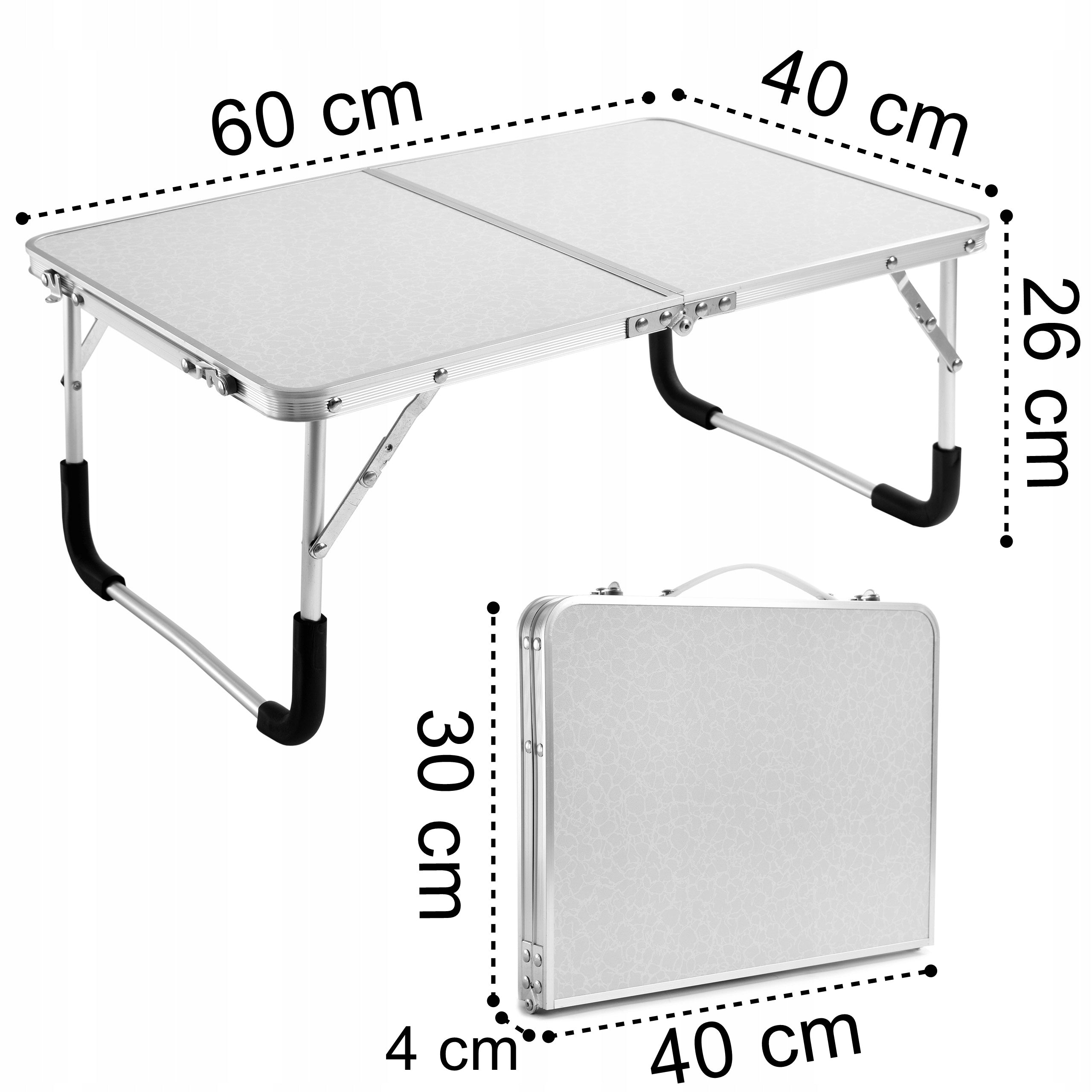 CAMPING TABLE BEACH ALUMINUM FOLDING IN SUITCASE 60x40 Manufacturer code 5905523060331