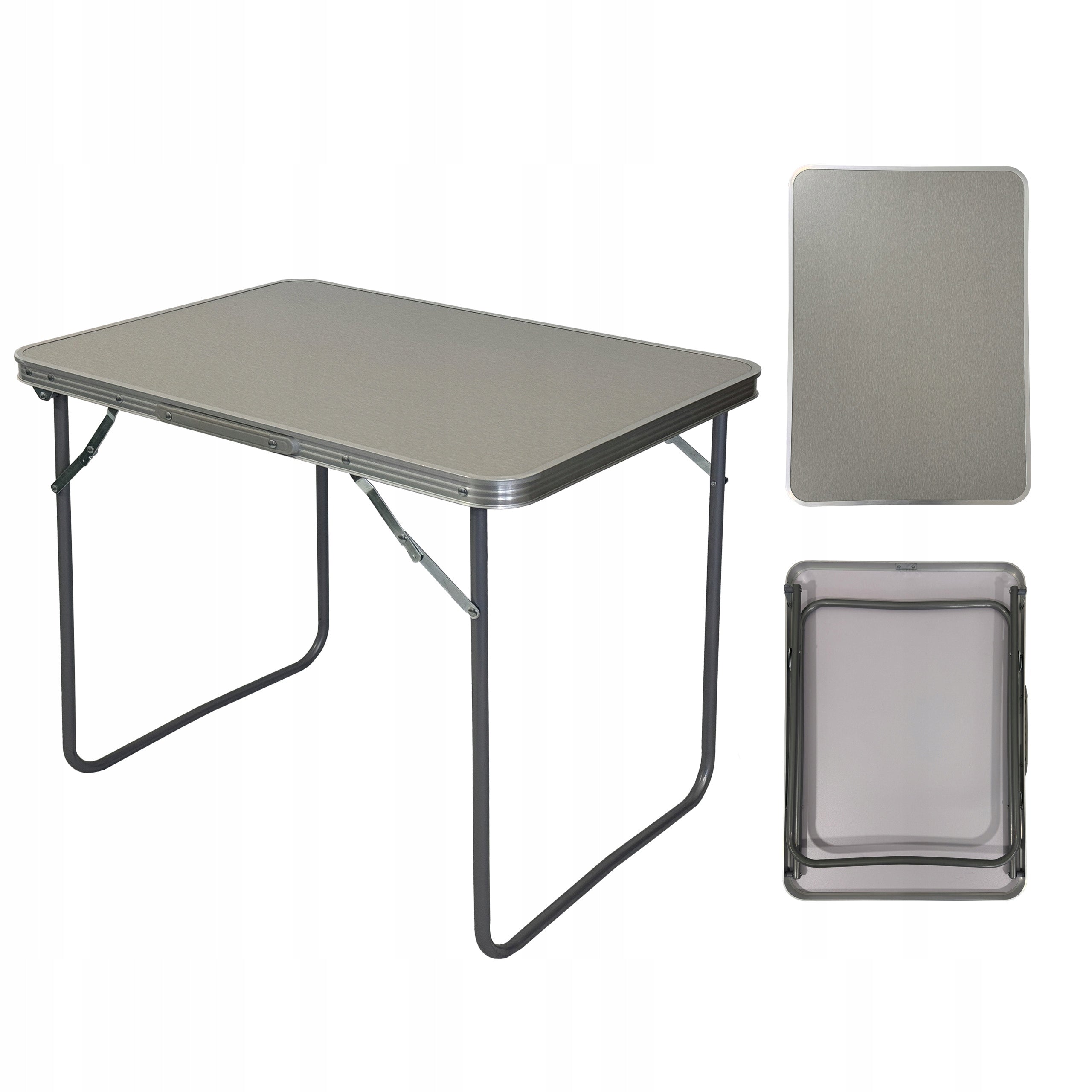 CAMPING TABLE FOLDING TOURIST ALUMINUM TABLE SC1000 GREY Manufacturer code 5.04.13709