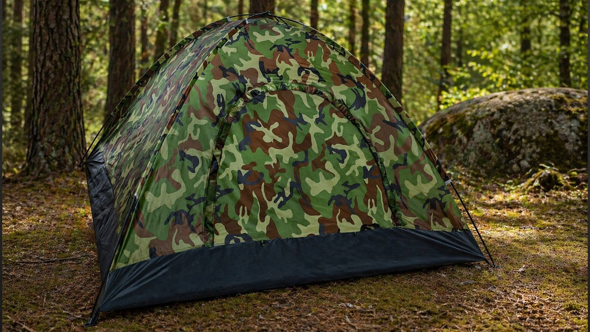 CAMPING TENT CAMO MOSQUITO NET 4 PERSON IGLO HANDY Manufacturer code #7683