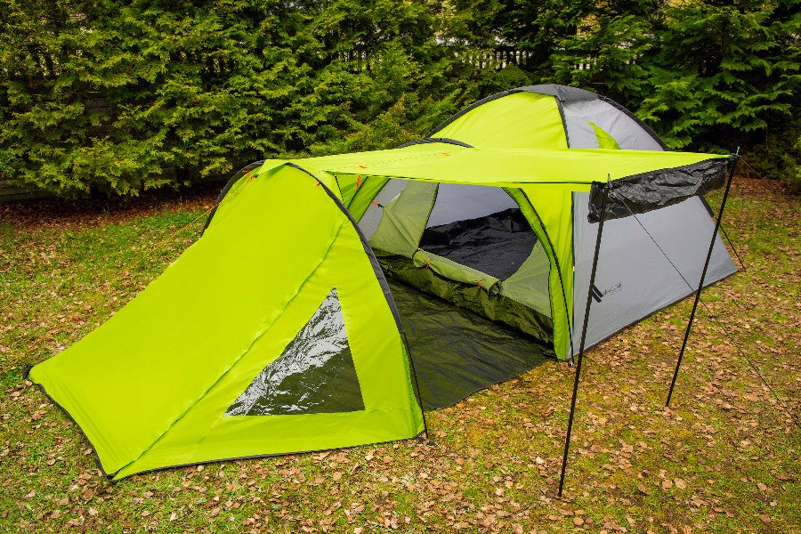 CAMPING TENT LARGE 4-PERSON IGLO 215x460cm WITH VESTIBULE Number of people 6