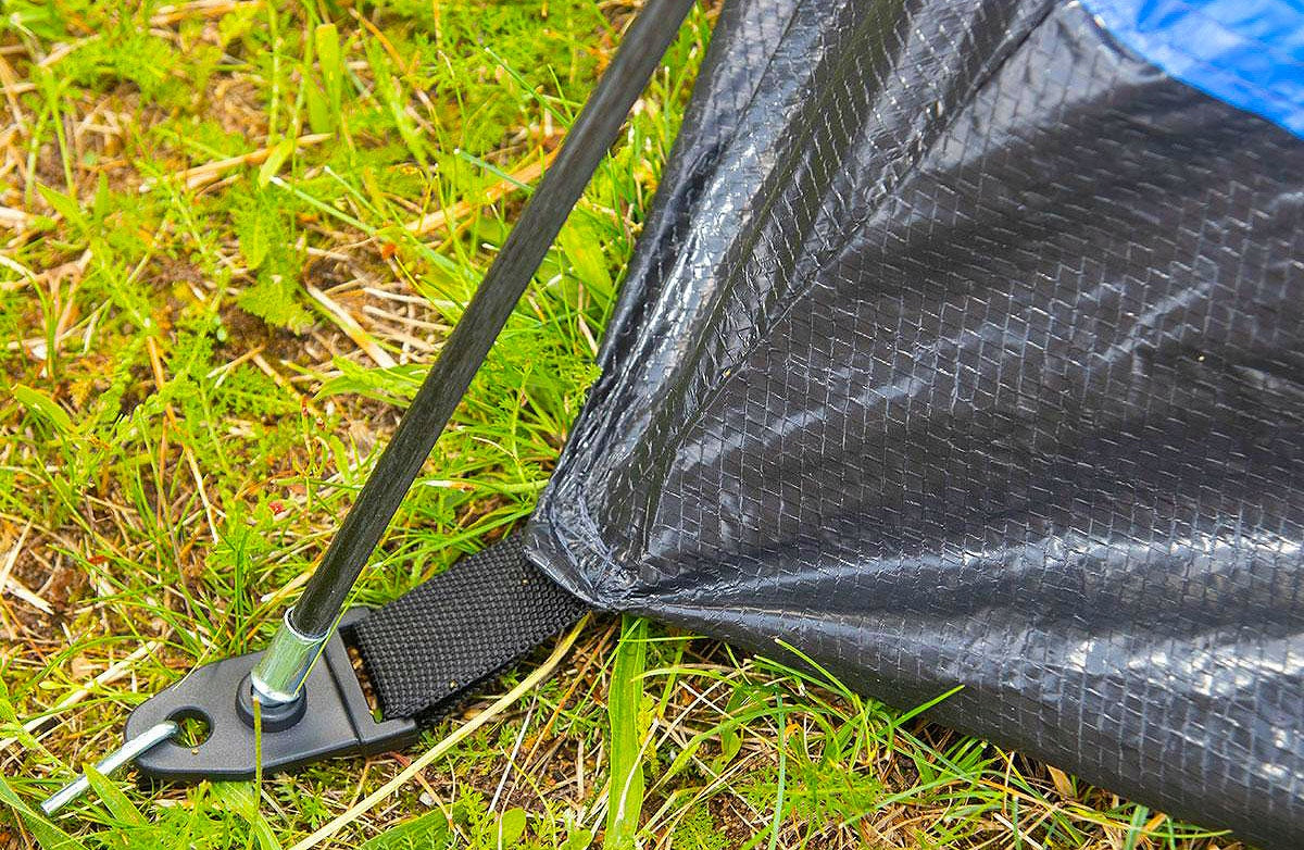 CAMPING TENT TOURIST 2 PERSON COVER Waterproofness less than 1500 mm