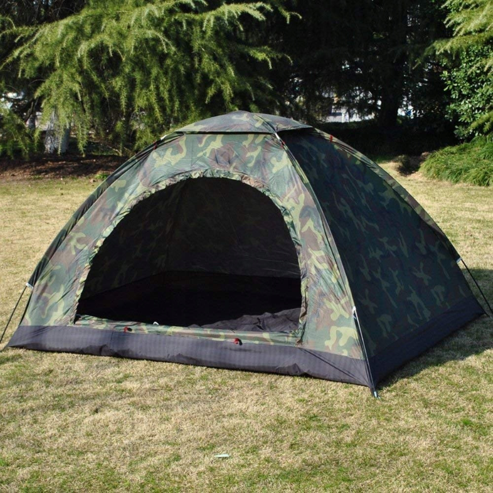 CAMPING TENT TOURIST 2 PERSON OXFORD WATERPROOF CAMO 200X150CM Manufacturer code namiot turystyczny moro z tropikiem 2 osobowy