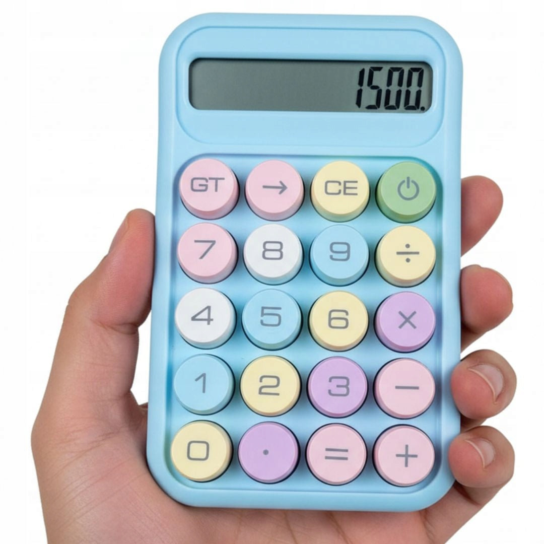 CANDY CALCULATOR LARGE HIGH BUTTONS BLUE DISPLAY LARGE Packaging status original