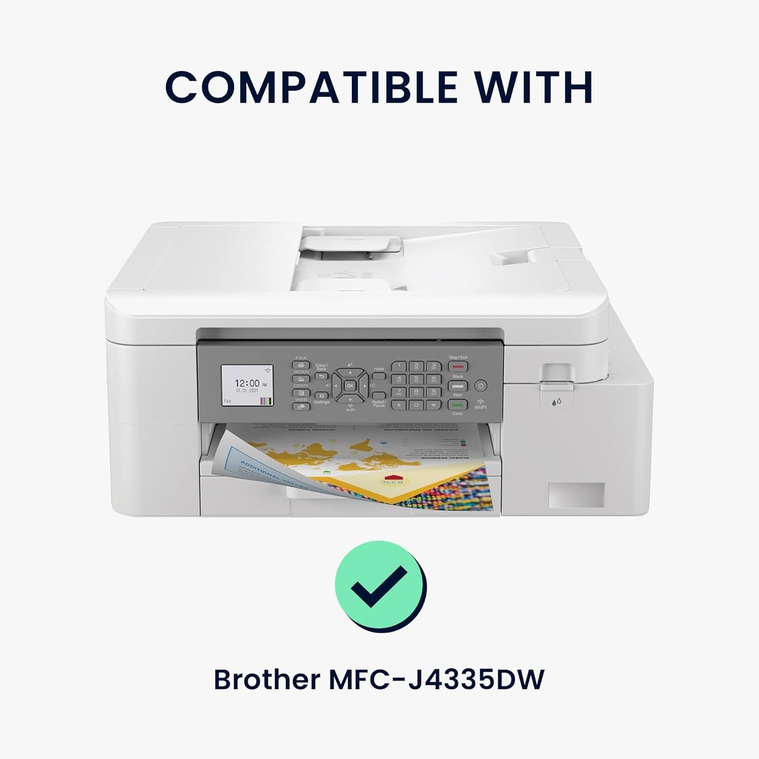 CANVAS CASE FOR PRINTER MFCJ4335DW DUST COVER Brand Kwmobile