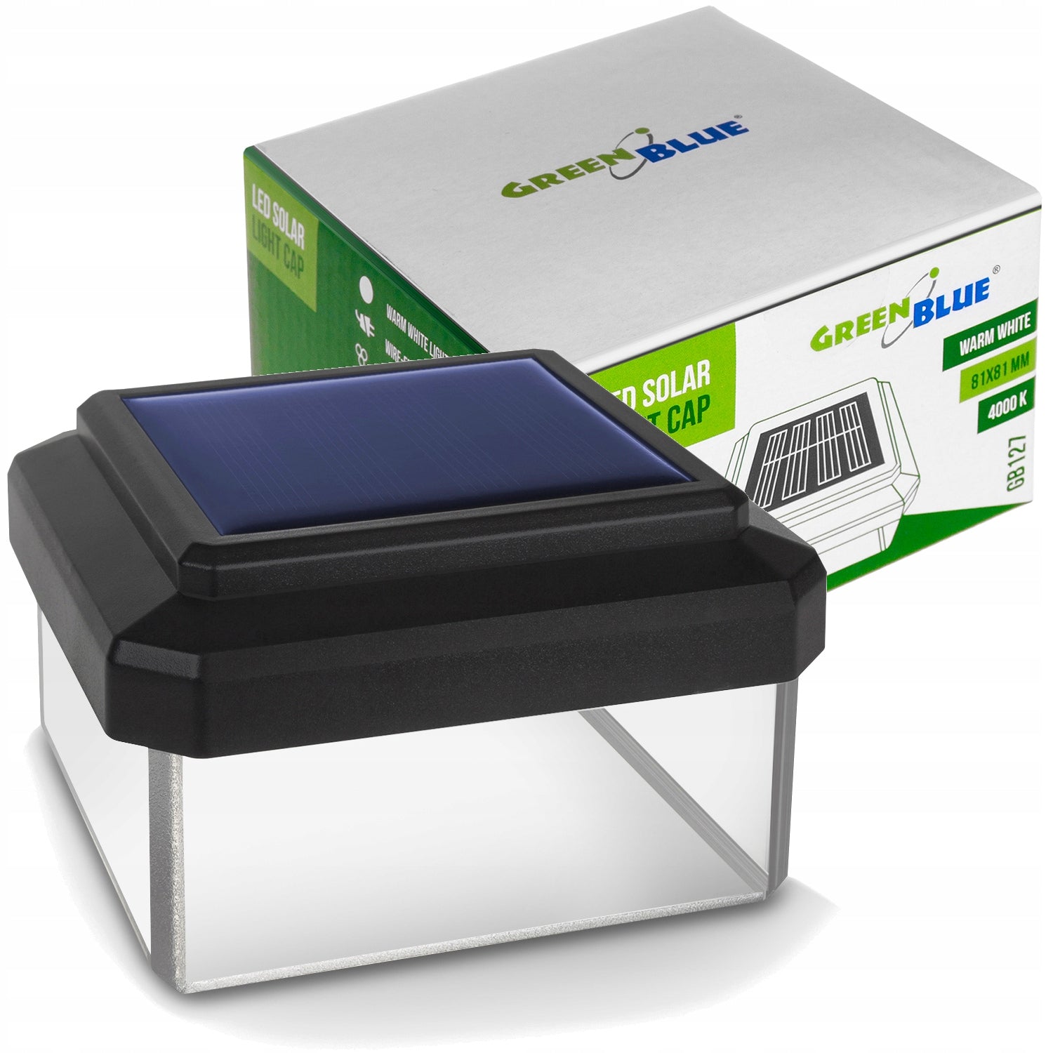 CAP LAMP CAP SOLAR LED 80x80 PREMIUM