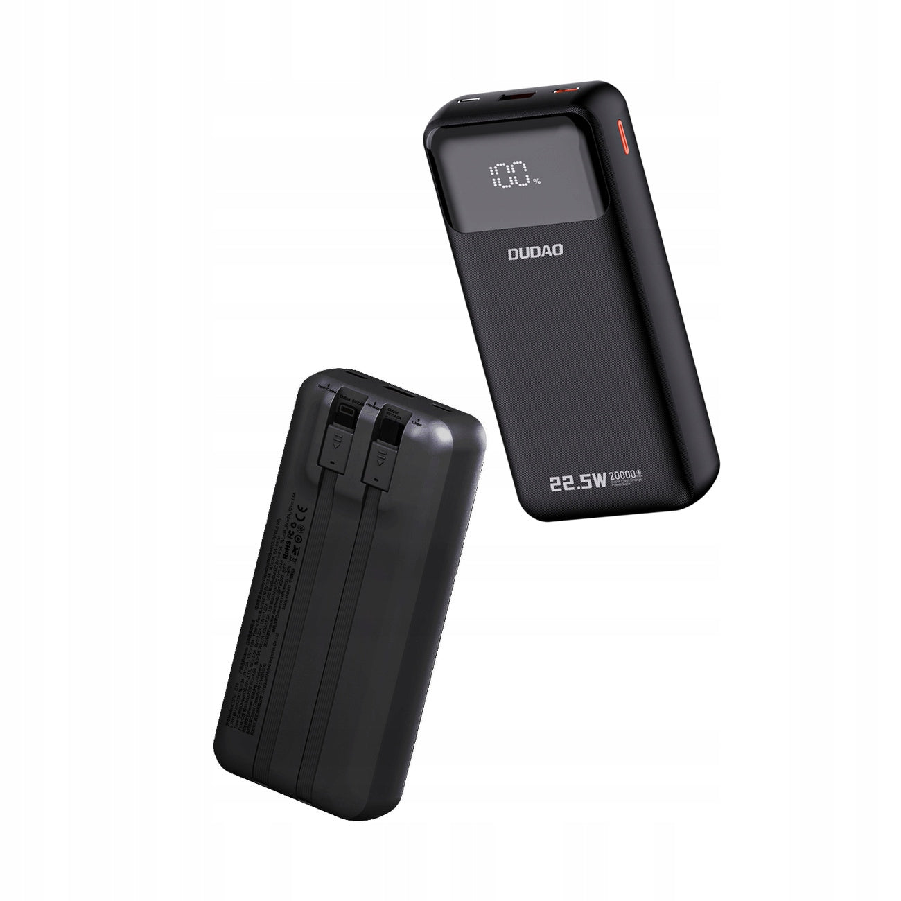 CAPACIOUS POWERBANK 20000mAh FAST CHARGING 22.5W USB-C + 20W CABLE FREEBIE Manufacturer code 6977196682430