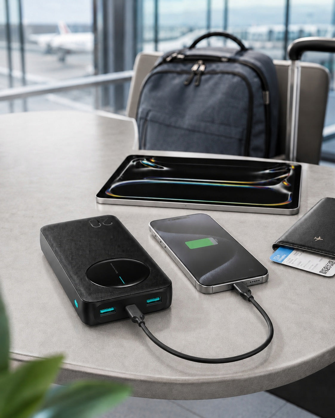 CAPACIOUS POWERBANK 20000mAh POWER BANK WITH CHARGING 22,5W LED USB-C USB-A Packaging status original