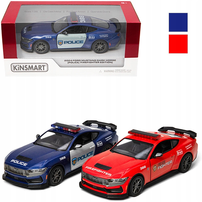 CAR 2024 FORD MUSTANG DARK HORSE POLICE 1:38
