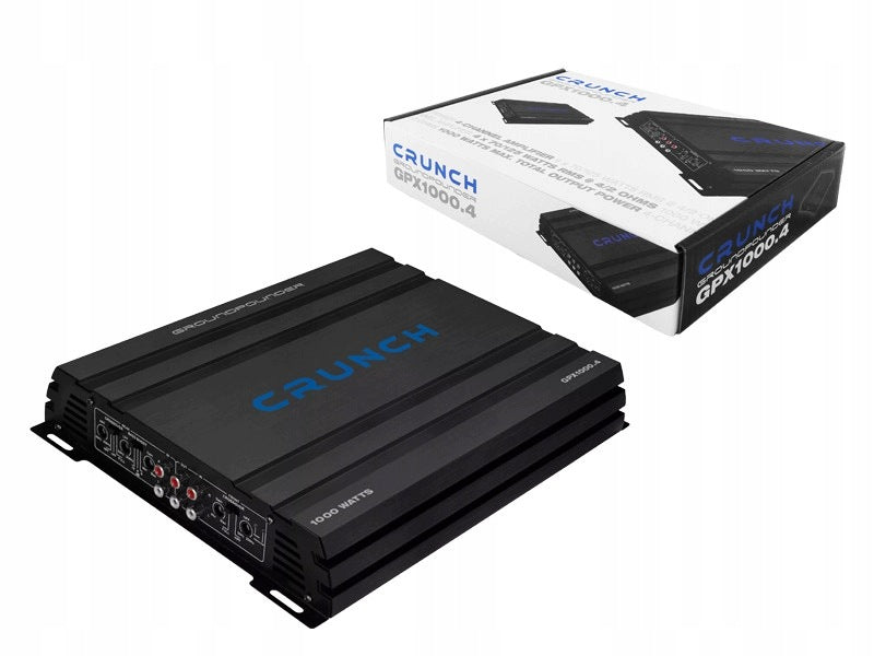 CAR AMPLIFIER 4-CHANNEL CRUNCH GPX1000.4 + CABLES 8.5mm2 CCA-48 Manufacturer code GPX1000.4+CCA-48